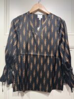 Black Print Top