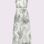 Floral Print Linen Dress