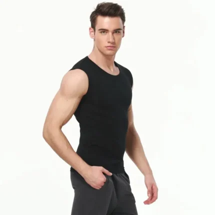 Men's Cotton Sleeveless Vest - Image 2