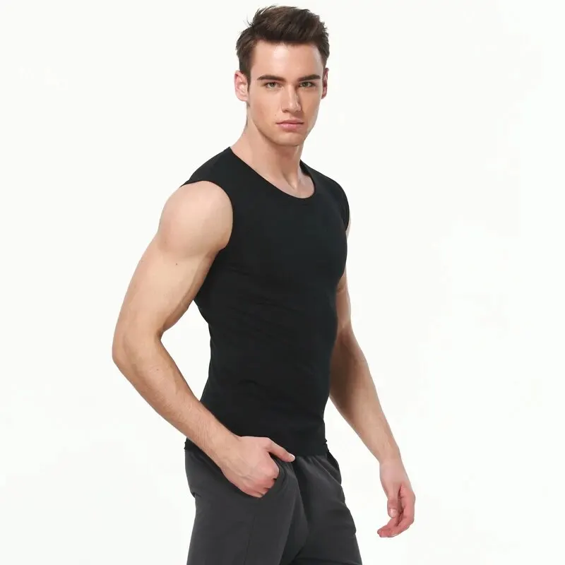 Men's Cotton Sleeveless Vest - Image 2