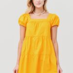 Women's Cap Sleeve Tiered Dress