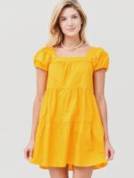 Women's Cap Sleeve Tiered Dress