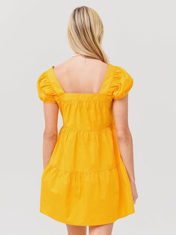Women's Cap Sleeve Tiered Dress - Image 2