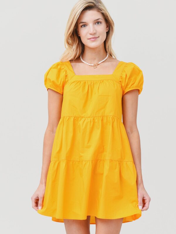 Women's Cap Sleeve Tiered Dress