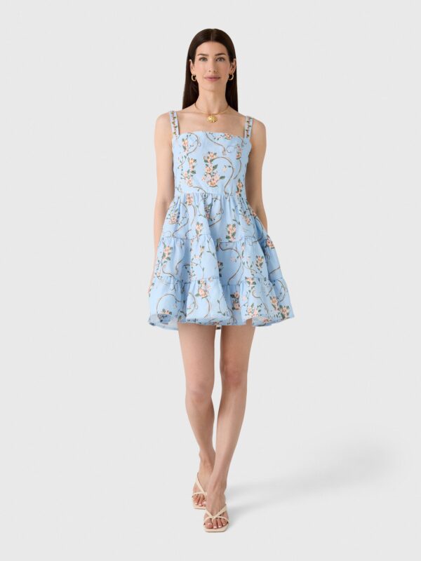 Women's Floral Mini Dress - Image 2