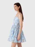 Women's Floral Mini Dress - Image 3