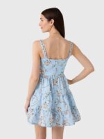 Women's Floral Mini Dress - Image 4